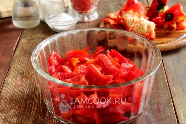 Порезать перец