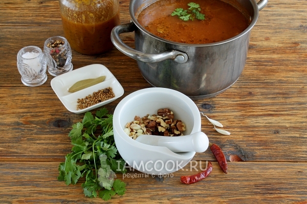 Постный суп харчо