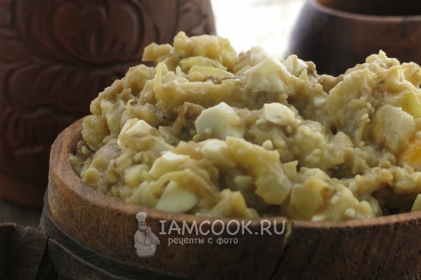 Рецепт икры из печеных баклажанов