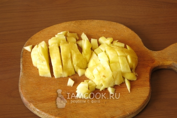 Порезать картофель