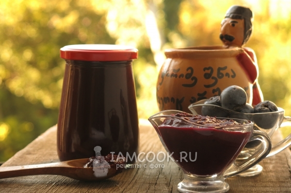 Фото соуса ткемали из терна на зиму