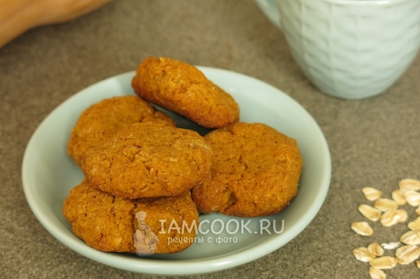 Рецепт печенья из тыквы и овсяных хлопьев