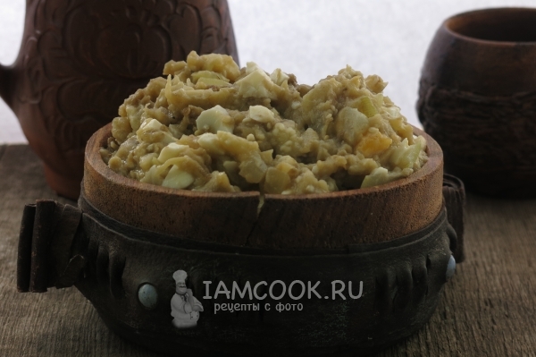 Фото икры из печеных баклажанов