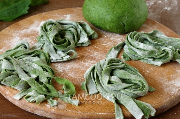 Фото пасты «Шрек» с крапивой