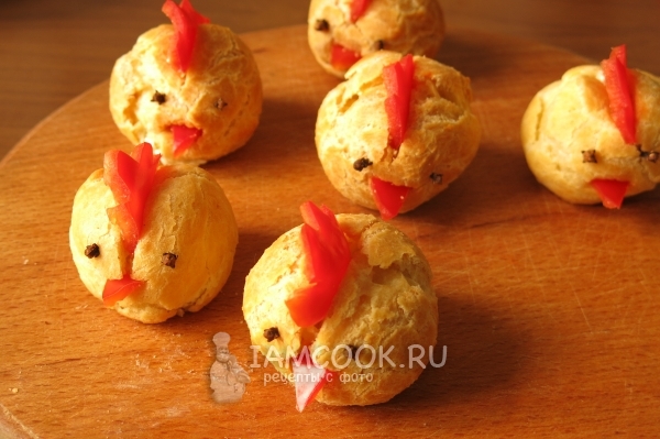 Готовые закусочные профитроли «Цыплята»