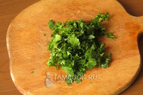 Порезать зелень