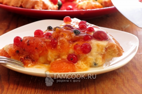 Рецепт кростаты с абрикосовым джемом и ягодами