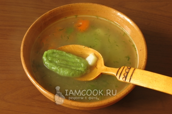 Рецепт супа с крапивными клецками