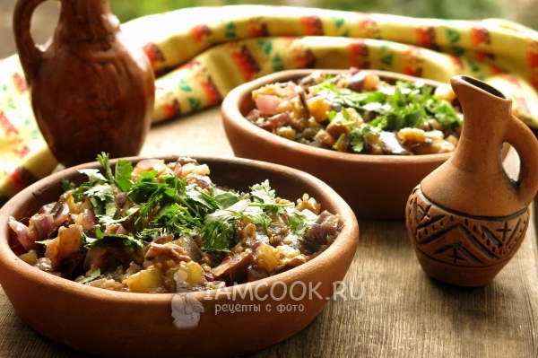 Рецепт кучмачи из баклажанов