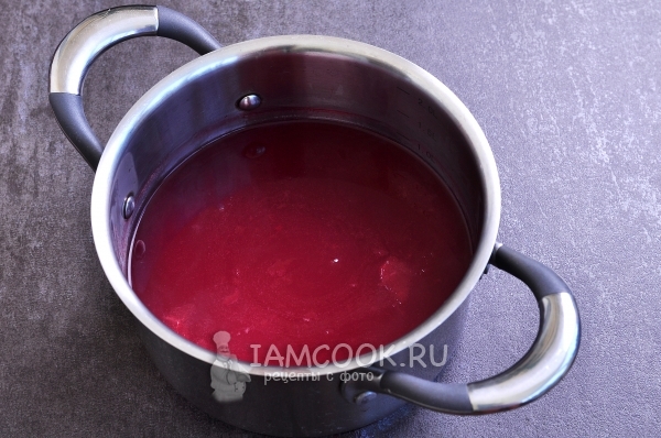 Рецепт киселя из кизила