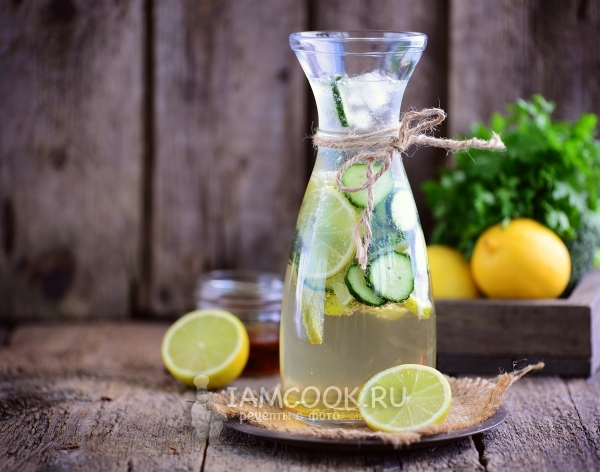 Рецепт огуречного лимонада с лаймом