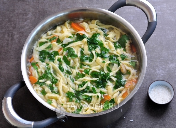 Рецепт молдавского супа Зама