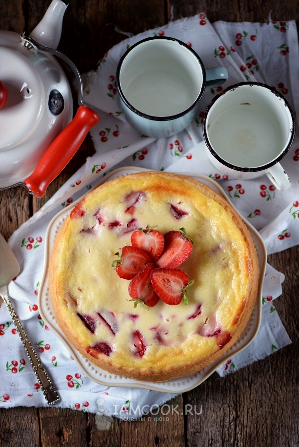 Фото цветаевского пирога с клубникой