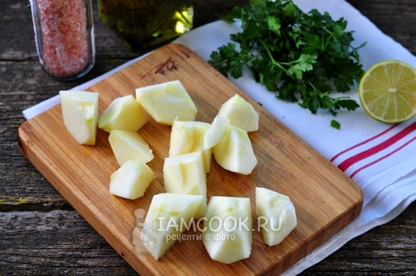 Порезать яблоко