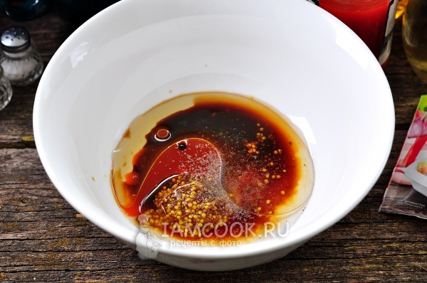 Соединить компоненты для маринада