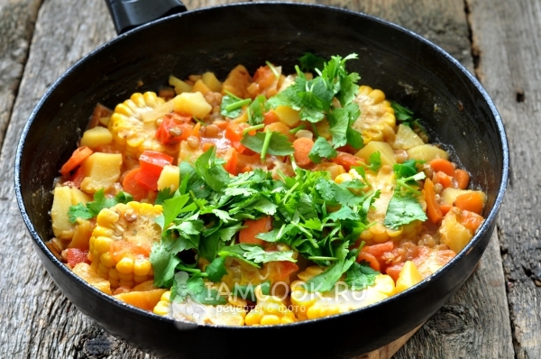 Добавить зелень