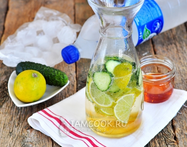 Добавить газировку и мед