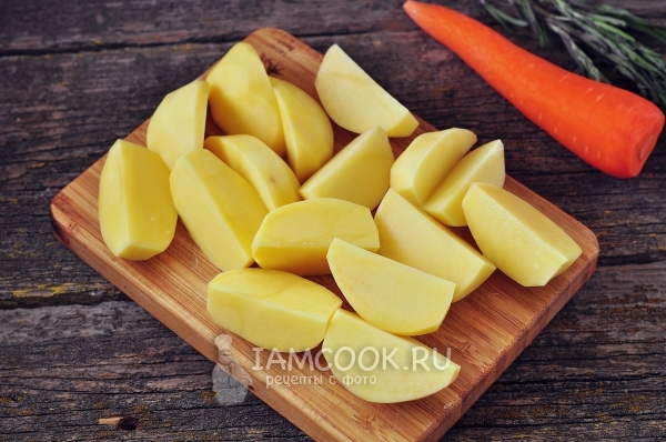 Порезать картофель