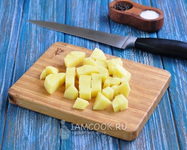 Порезать картофель