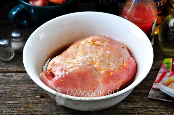 Замариновать мясо