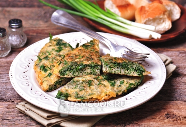 Фото иранского омлета Кюкю