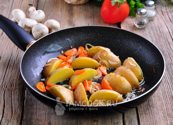 Положить картофель