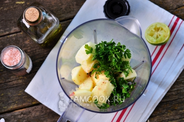 Положить все компоненты в блендер