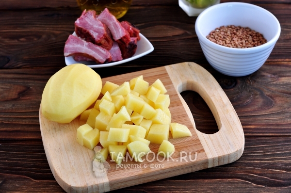 Порезать картофель