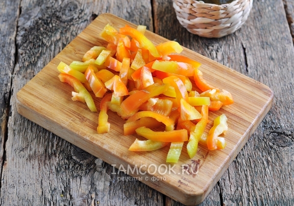 Порезать перец