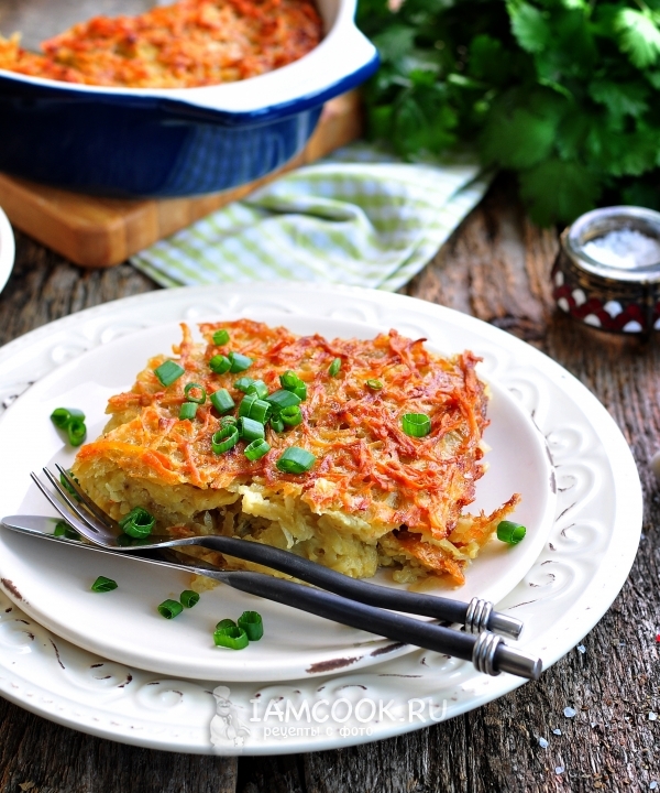 Рецепт еврейского картофельного Кугеля