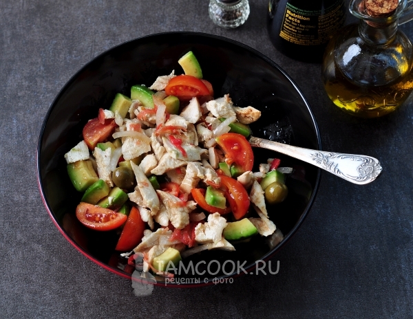 Рецепт салата с маринованным имбирем