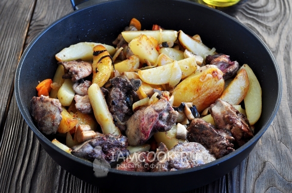 Положить печень