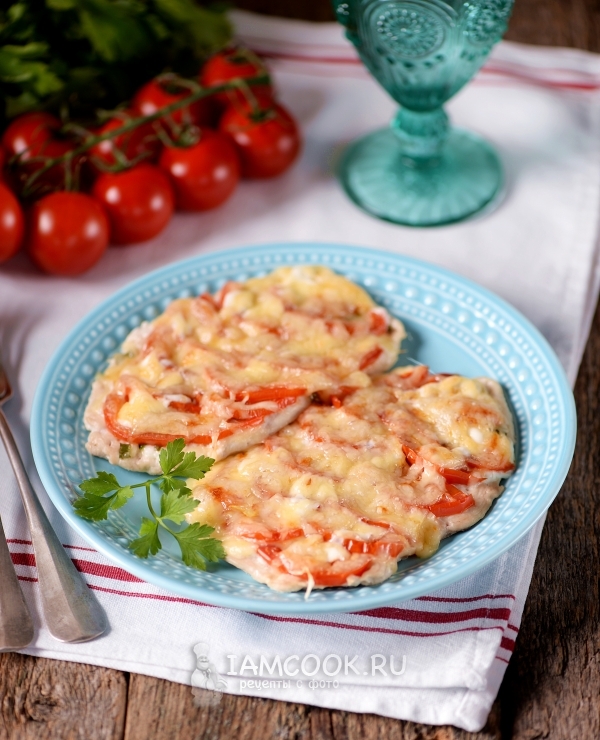 Рецепт отбивных из куриного филе с сыром в духовке