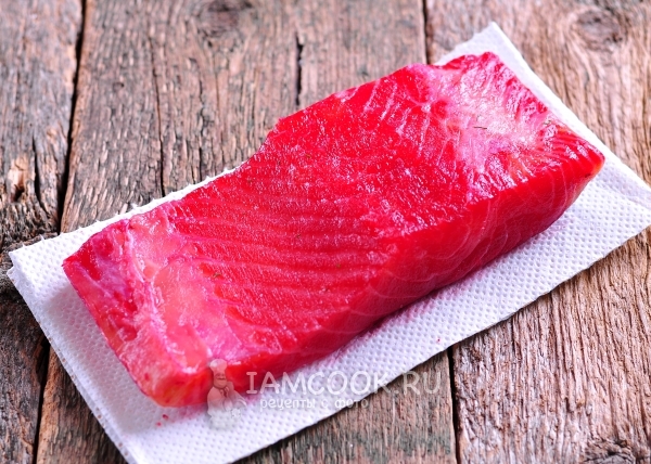 Почистить рыбу от маринада