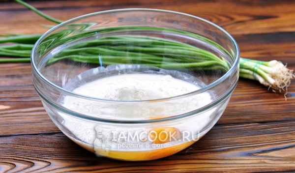 Соединить ингредиенты для теста