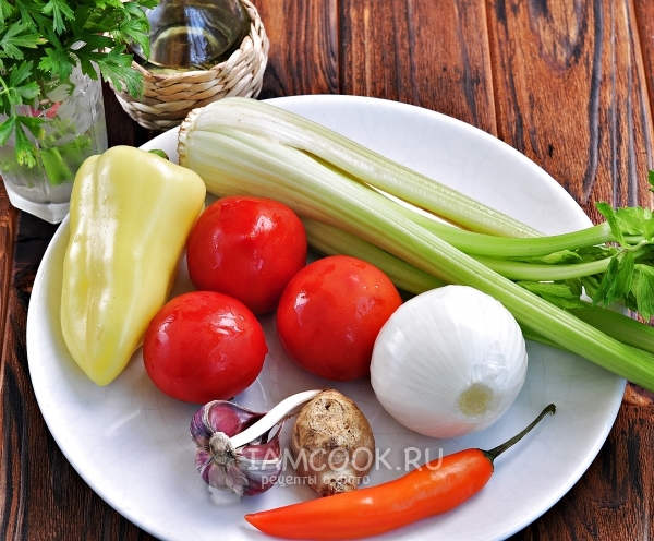 Почистить и помыть овощи