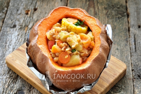 Рецепт аргентинского рагу в тыкве