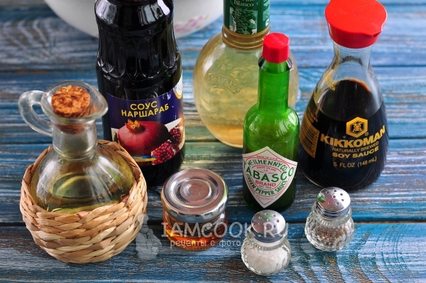 Ингредиенты для маринада