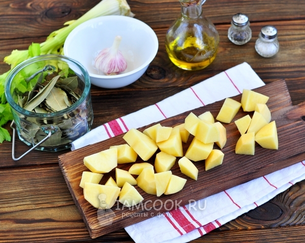 Порезать картофель