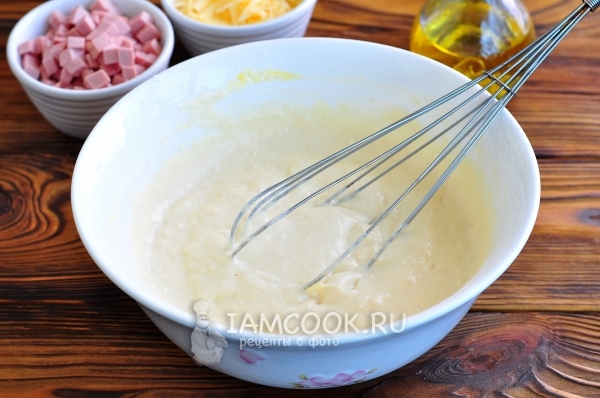 Размешать тесто