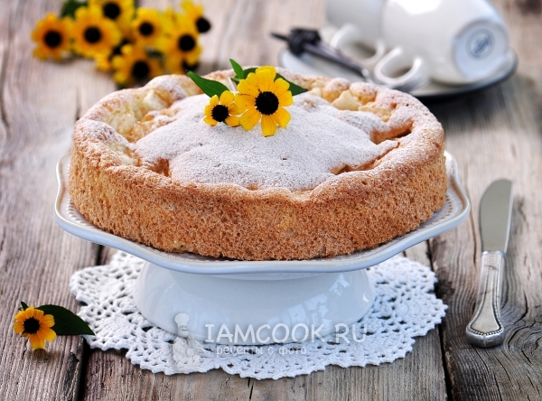 Рецепт шарлотки с дыней в духовке