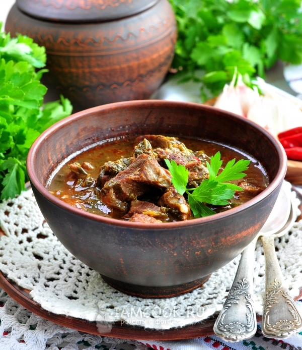 Фото Чакапули по-грузински из баранины