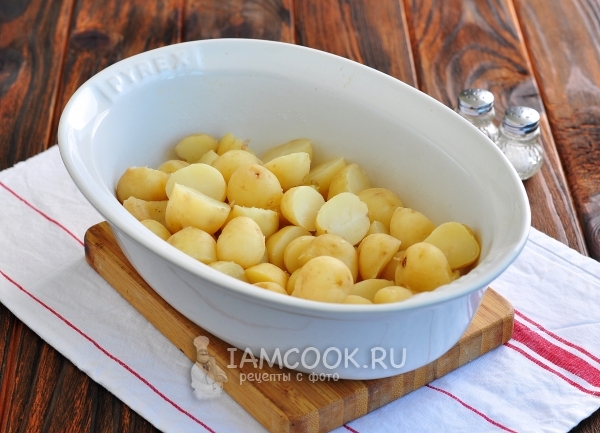 Порезать картофель