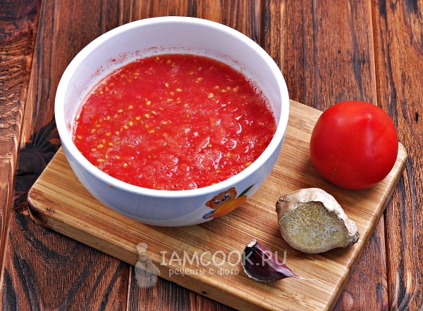 Натереть помидоры