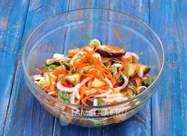 Рецепт баклажанов по-корейски быстрого приготовления