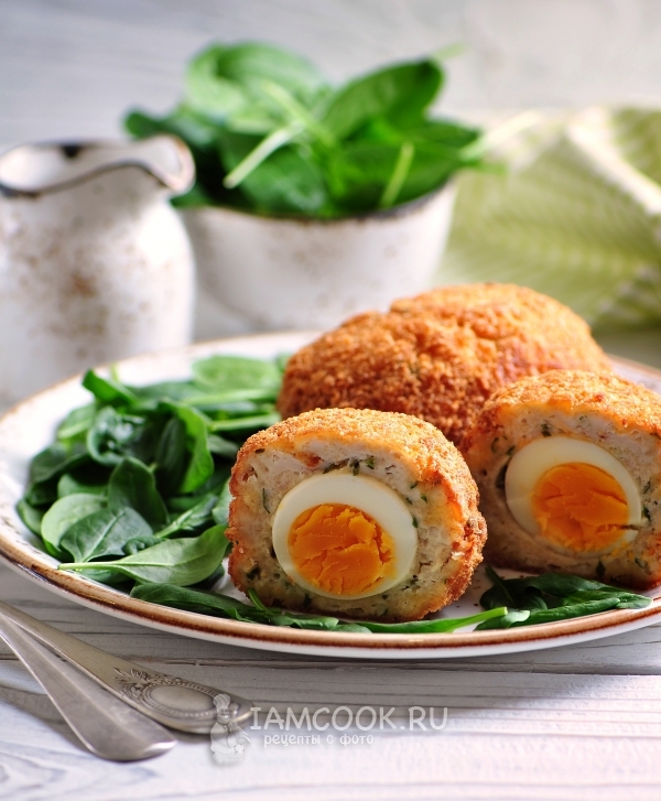 Фото яиц в фарше а-ля по-шотландски