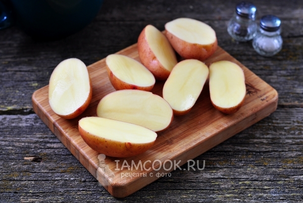Порезать картофель
