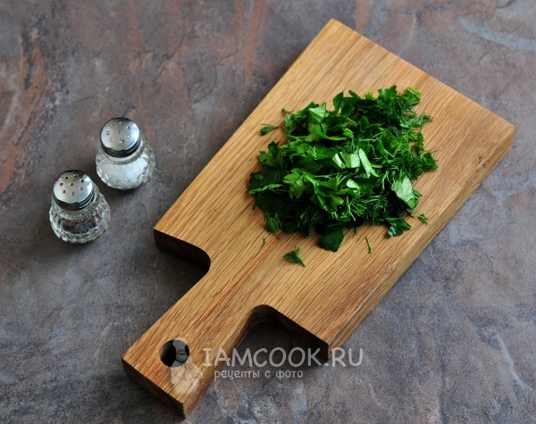 Порезать зелень