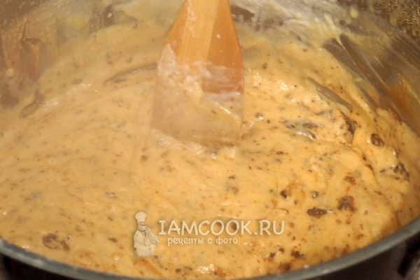 Уварить сыворотку до загустения