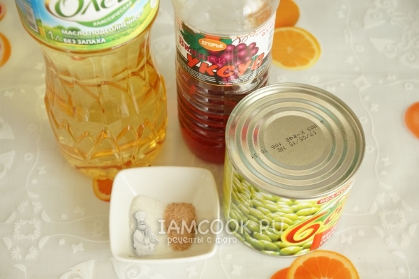 Ингредиенты для постного майонеза в домашних условиях